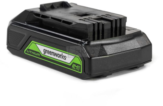 Аккумулятор Greenworks G24USB2 24В, 2Ач, с USB-разъемом (2939207) - фото №1