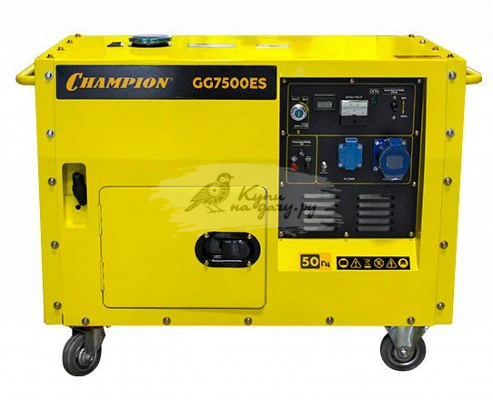 Бензиновый генератор CHAMPION GG7500ES - фото №1
