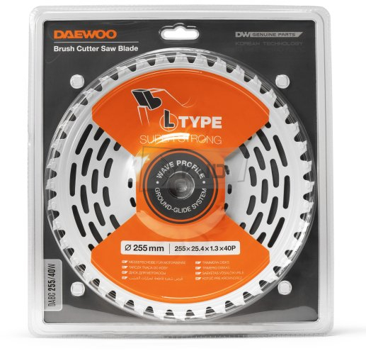 Диск для триммера DAEWOO DABC 255/40 W - фото №4