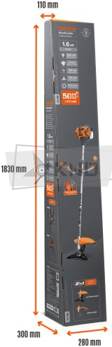 Триммер бензиновый DAEWOO DABC 350 - фото №17