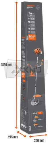 Триммер бензиновый DAEWOO DABC 450 - фото №10