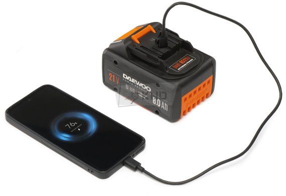 Аккумулятор DAEWOO DABT 8521Li 21В, 8Ач - фото №6