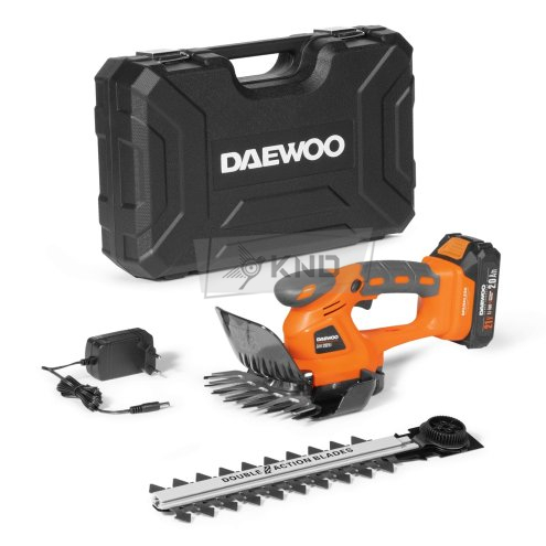 Аккумуляторные ножницы-кусторез DAEWOO DAHT 2521Li SET с АКБ 5 Ач и ЗУ - фото №14