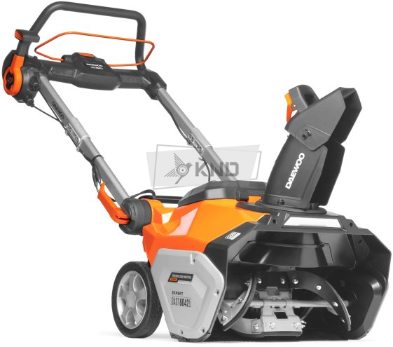 Аккумуляторный снегоуборщик DAEWOO DAST 6042Li SET с 2 АКБ 5 Ач и ЗУ - фото №2