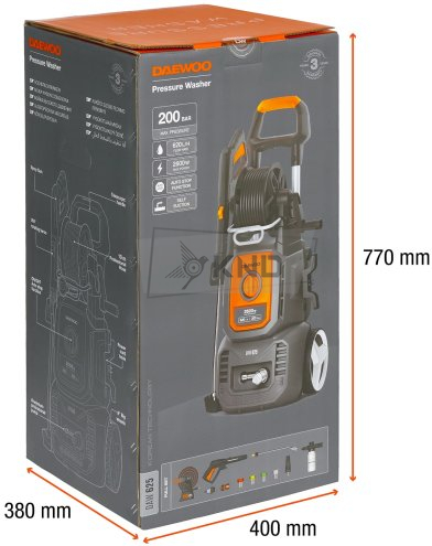 Мойка высокого давления DAEWOO DAW 625 - фото №13