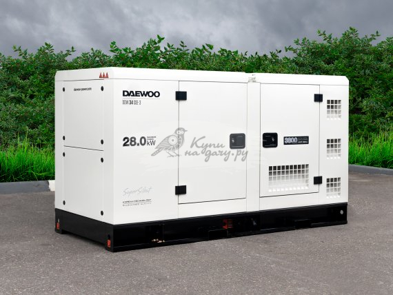 Дизельный генератор DAEWOO DDW 34 SSE-3 - фото №1