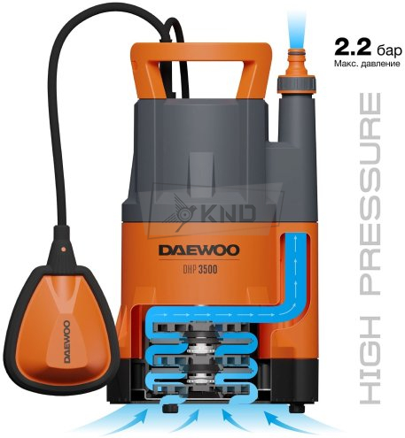 Насос высоконапорный колодезный DAEWOO DHP 3500 - фото №1