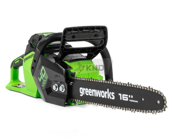 Аккумуляторная пила Greenworks GD40CS18K5 с АКБ 5 Ач и ЗУ - фото №1