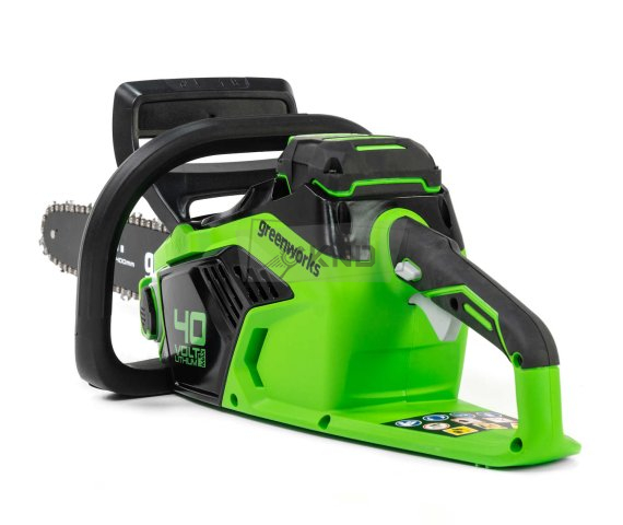 Аккумуляторная пила Greenworks GD40CS18K5 с АКБ 5 Ач и ЗУ - фото №3