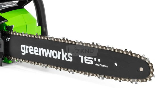 Аккумуляторная пила Greenworks GD40CS18K5 с АКБ 5 Ач и ЗУ - фото №8