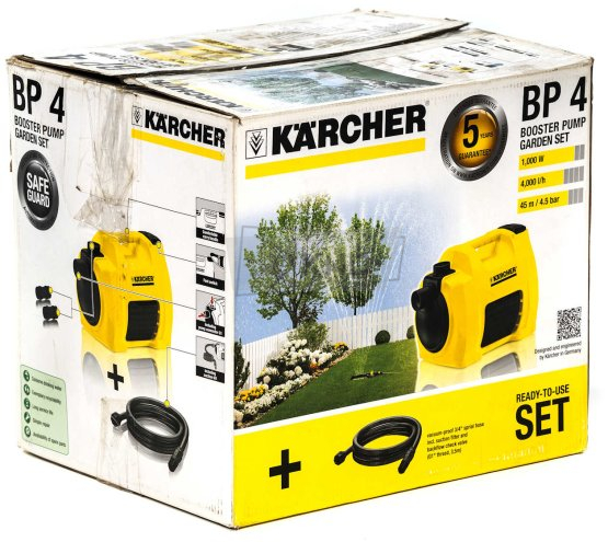 Насос поверхностный Karcher BP 4 Garden Set самовсасывающий (уценка) - фото №1