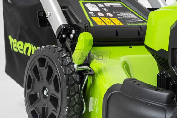 Аккумуляторная газонокосилка Greenworks GD40LM48SP без АКБ и ЗУ - фото №7