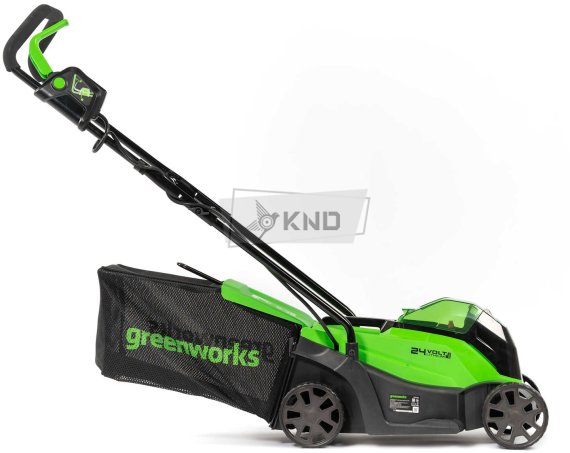 Аккумуляторная газонокосилка Greenworks GD24LM33 без АКБ и ЗУ - фото №2