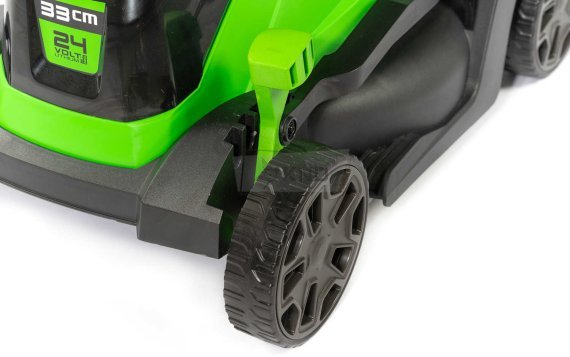 Аккумуляторная газонокосилка Greenworks GD24LM33 без АКБ и ЗУ - фото №4