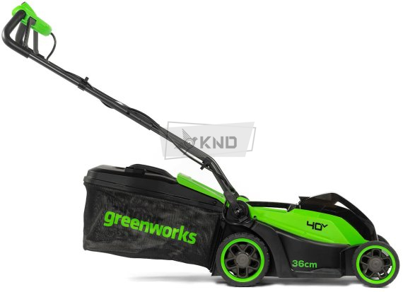 Аккумуляторная газонокосилка Greenworks GD40LM361 без АКБ и ЗУ - фото №2