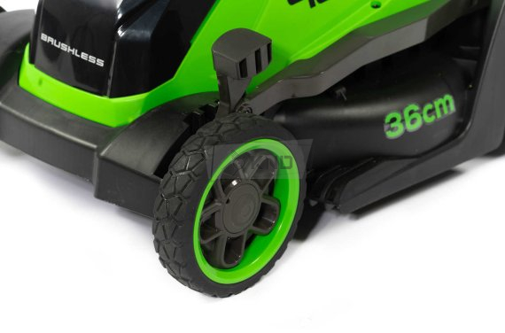 Аккумуляторная газонокосилка Greenworks GD40LM361 без АКБ и ЗУ - фото №9