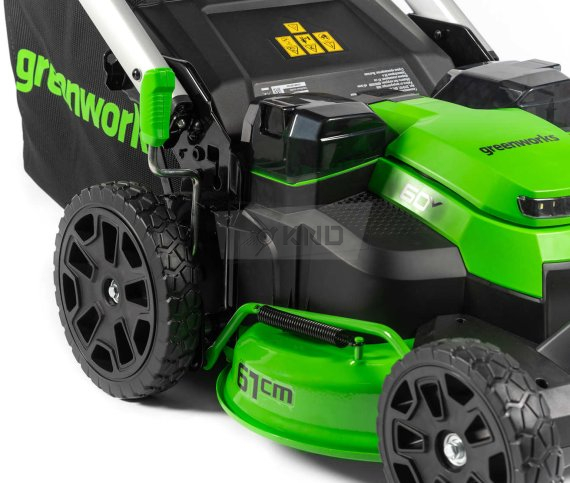 Газонокосилка аккумуляторная Greenworks GD60LM61 без АКБ и ЗУ - фото №5