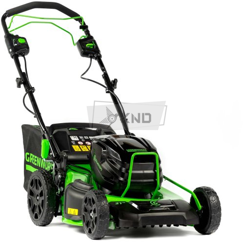 Аккумуляторная газонокосилка Greenworks GC82LM51SP2 без АКБ и ЗУ - фото №1