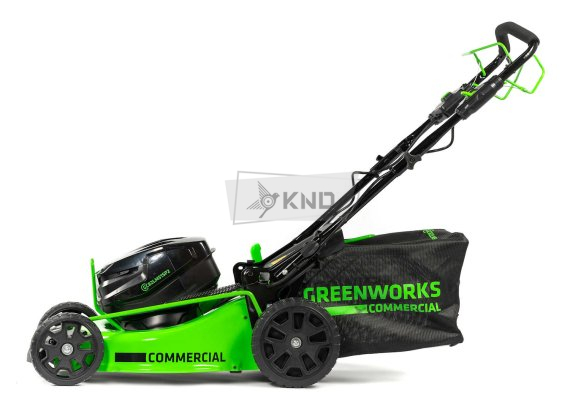 Аккумуляторная газонокосилка Greenworks GC82LM51SP2ХK2 с 2 АКБ 5 Ач и ЗУ - фото №2