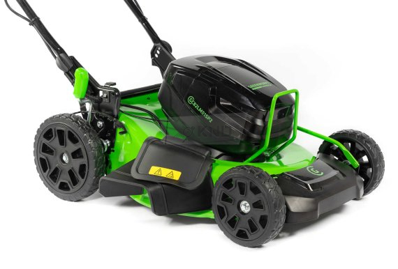 Аккумуляторная газонокосилка Greenworks GC82LM51SP2ХK2 с 2 АКБ 5 Ач и ЗУ - фото №11