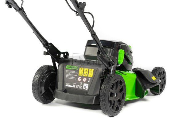 Аккумуляторная газонокосилка Greenworks GC82LM51SP2ХK2 с 2 АКБ 5 Ач и ЗУ - фото №12