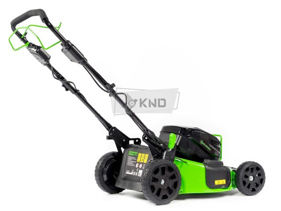 Аккумуляторная газонокосилка Greenworks GC82LM51SP2ХK2 с 2 АКБ 5 Ач и ЗУ - фото №14
