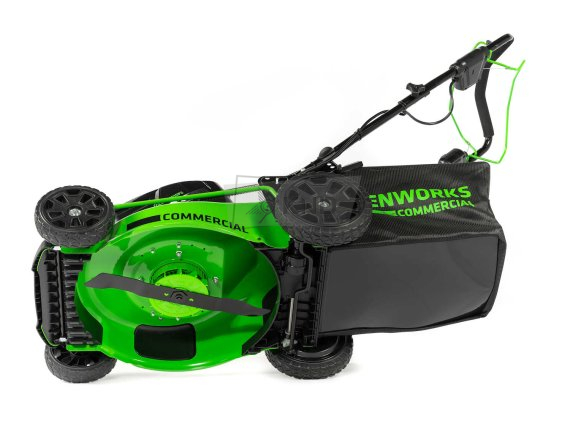 Аккумуляторная газонокосилка Greenworks GC82LM51SP2ХK2 с 2 АКБ 5 Ач и ЗУ - фото №16