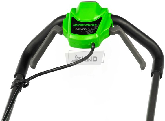 Аккумуляторная газонокосилка Greenworks GD24LM331 с АКБ 2 Ач и ЗУ - фото №9