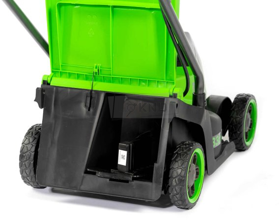 Аккумуляторная газонокосилка Greenworks GD24LM331 с АКБ 2 Ач и ЗУ - фото №12
