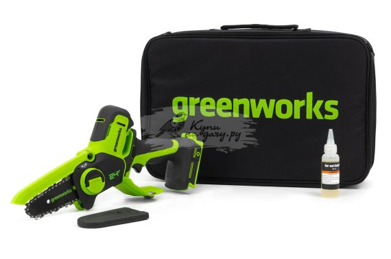 Аккумуляторный сучкорез Greenworks G24MCS10 без АКБ и ЗУ - фото №8