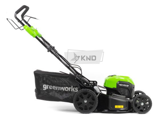 Аккумуляторная газонокосилка Greenworks GD40LM46SP с АКБ 8 Ач и ЗУ - фото №3