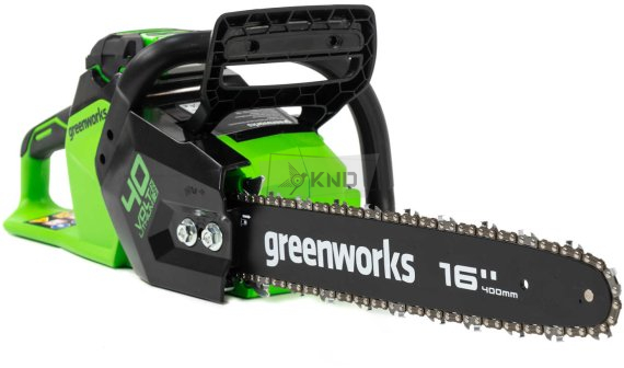 Аккумуляторная пила Greenworks GD40CS18K2 с АКБ 2 Ач и ЗУ - фото №1