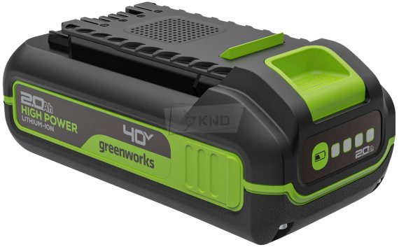 Аккумулятор GreenWorks High Power G40HP2 40В, 2Ач (2958407) - фото №1