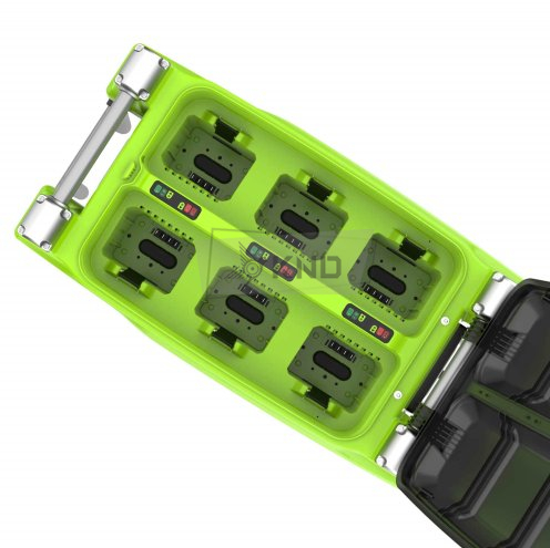 Зарядное устройство Greenworks G82CT6, 82В, 8А для шести аккумуляторов (2955107) - фото №8