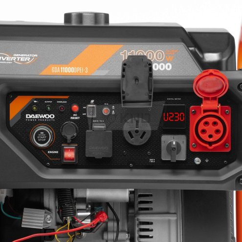 Инверторный генератор DAEWOO GDA 11000DPEi-3 - фото №8