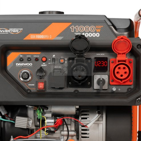 Инверторный генератор DAEWOO GDA 11000DPEi-3 - фото №8