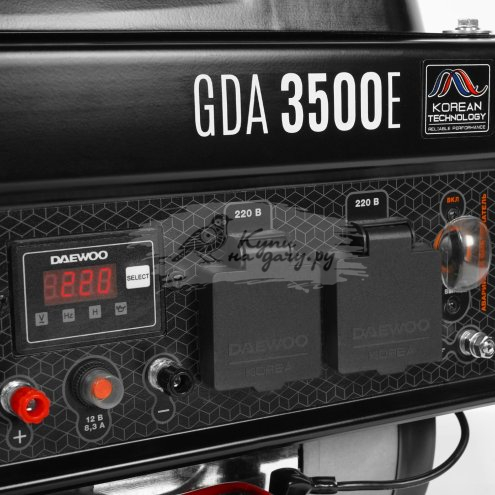 Бензиновый генератор DAEWOO GDA 3500E - фото №9