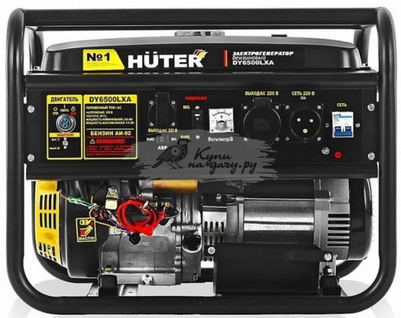 Бензиновый генератор Huter DY6500LXA - фото №3
