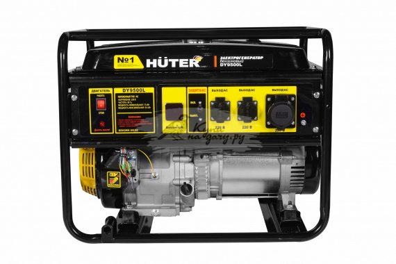 Бензиновый генератор Huter DY9500L - фото №1