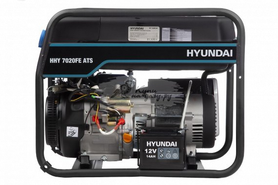 Бензиновый генератор HYUNDAI HHY 7020FE ATS - фото №4