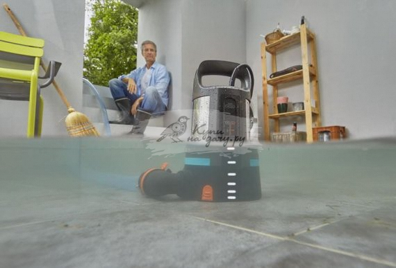 Дренажный насос Gardena 11000 Aquasensor для чистой воды - фото №2