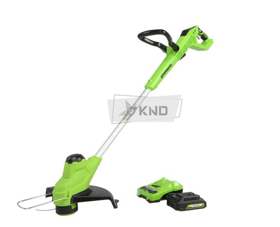 Триммер аккумуляторный Greenworks G24LT28K2 с АКБ 2 Ач и ЗУ - фото №3