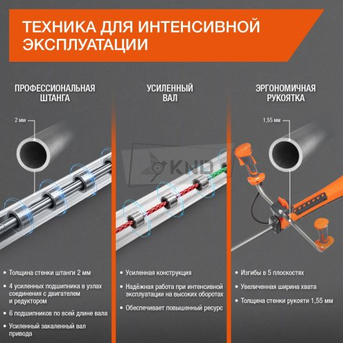 Триммер бензиновый DAEWOO DABC 620 PRO - фото №3