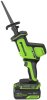 Сабельная пила аккумуляторная GreenWorks GreenWorks GPT-CRS-25 24В, с АКБ 4 Ач и ЗУ - фото №1