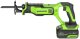 Сабельная пила аккумуляторная GreenWorks GPT-BLRS-1 24В, с АКБ 4 Ач и ЗУ - фото №3