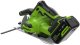 Аккумуляторная циркулярная пила Greenworks GD24CS с АКБ 4 Ач и ЗУ - фото №4