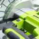 Торцовочная пила аккумуляторная Greenworks GD24MS216 24В, c АКБ 2 Ач и ЗУ - фото №11