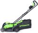 Аккумуляторная газонокосилка Greenworks GD24LM33K4 с АКБ 4Ач и ЗУ - фото №5