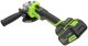 Аккумуляторная угловая шлифмашина Greenworks AG590 с АКБ 4 Ач и ЗУ - фото №3
