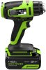 Фен строительный аккумуляторный Greenworks G24HG с АКБ 4 Ач и ЗУ - фото №7